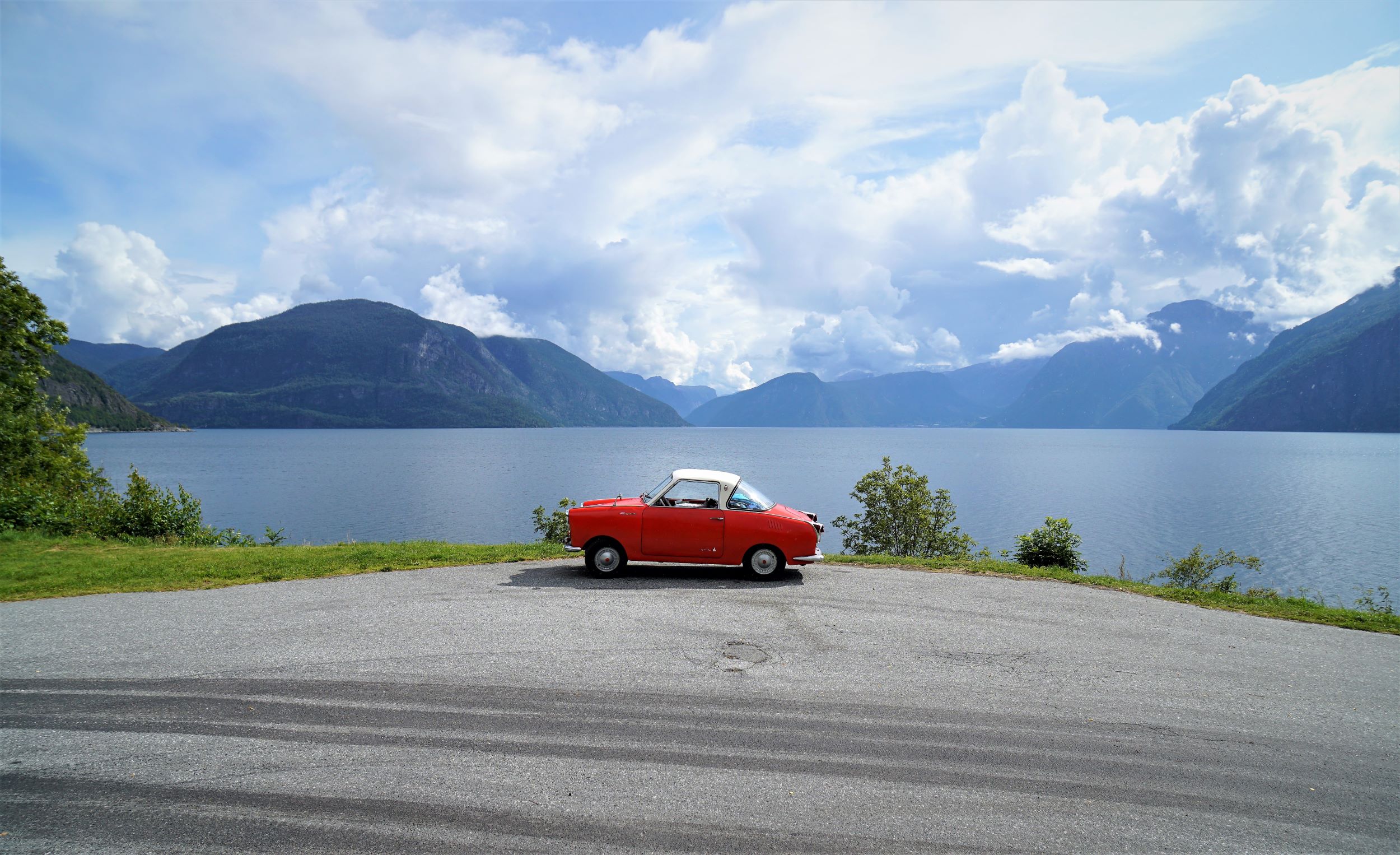 Goggo Coupé in Skandinavien. Auf GO250 Oldtimer miterleben